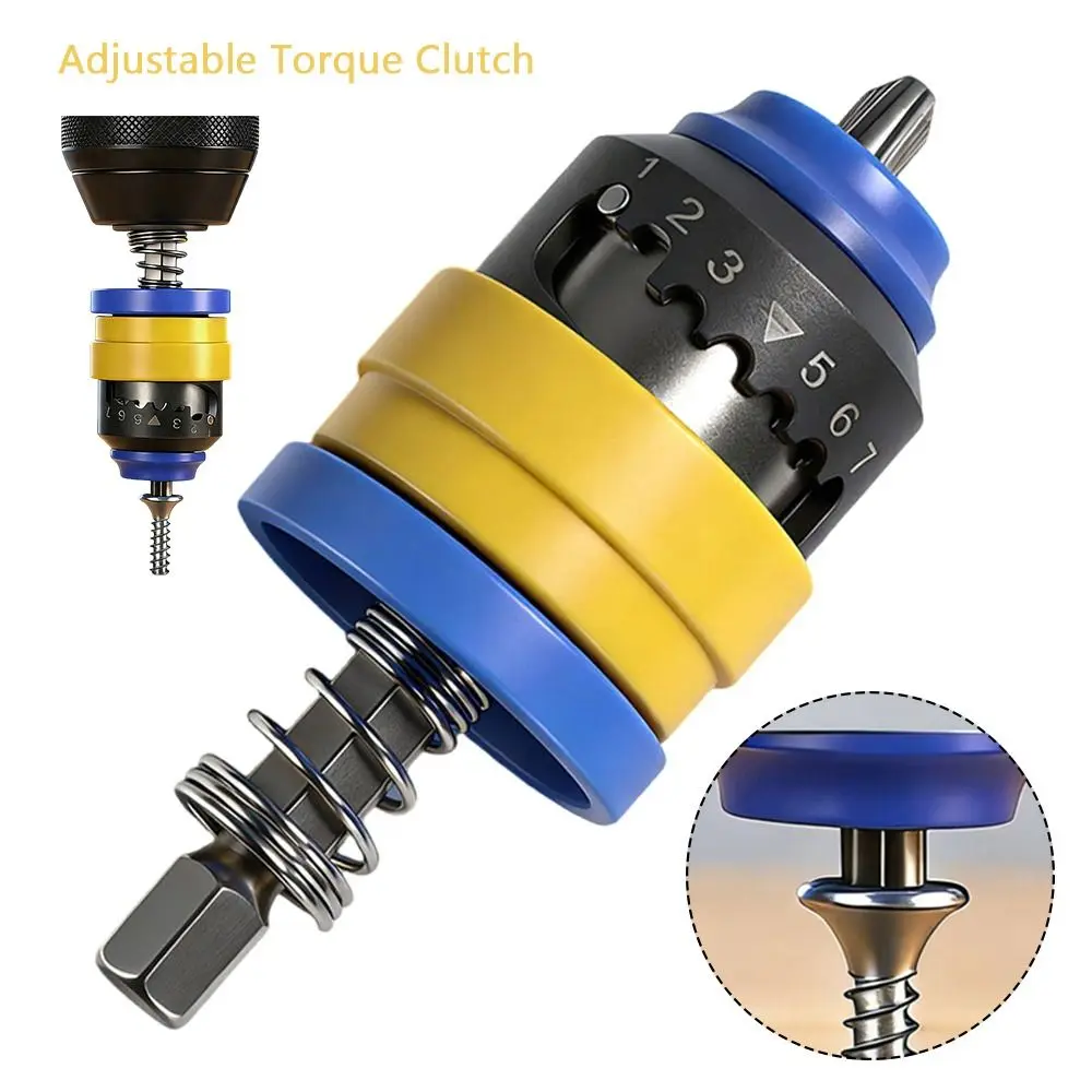 

Высокопрочная магнитная муфта для бит с регулируемым крутящим моментом, износостойкая, противоскользящая