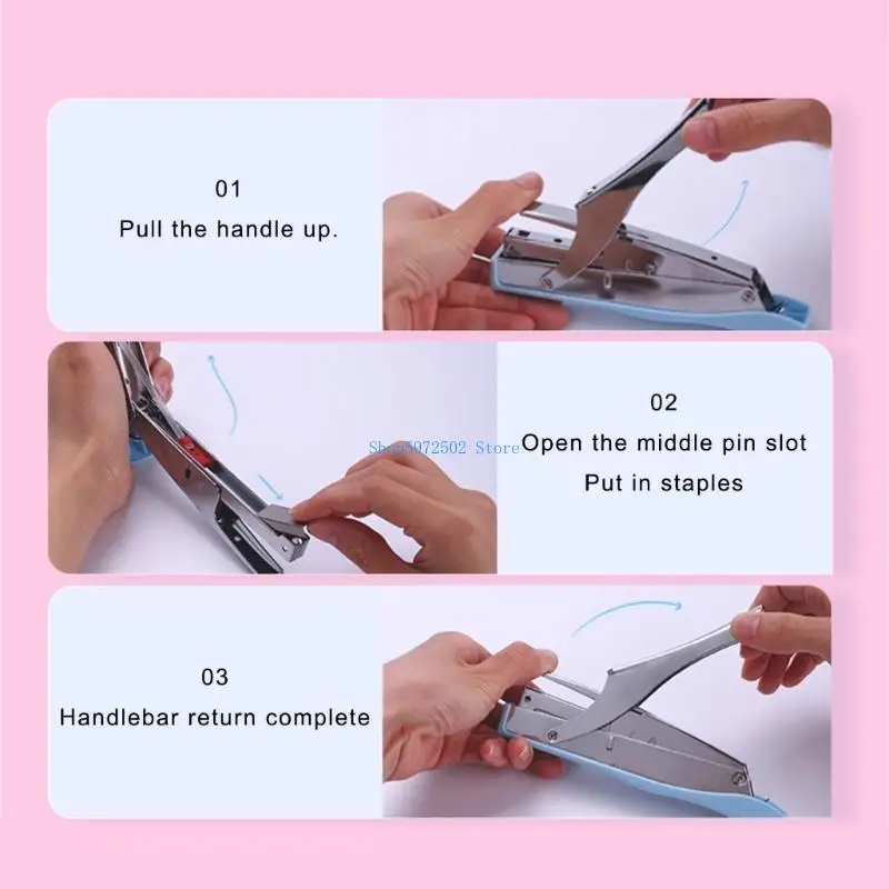 Y3NC Large Size Business Stapler Office Stapler Desktop Stapler Paper Binding Machine