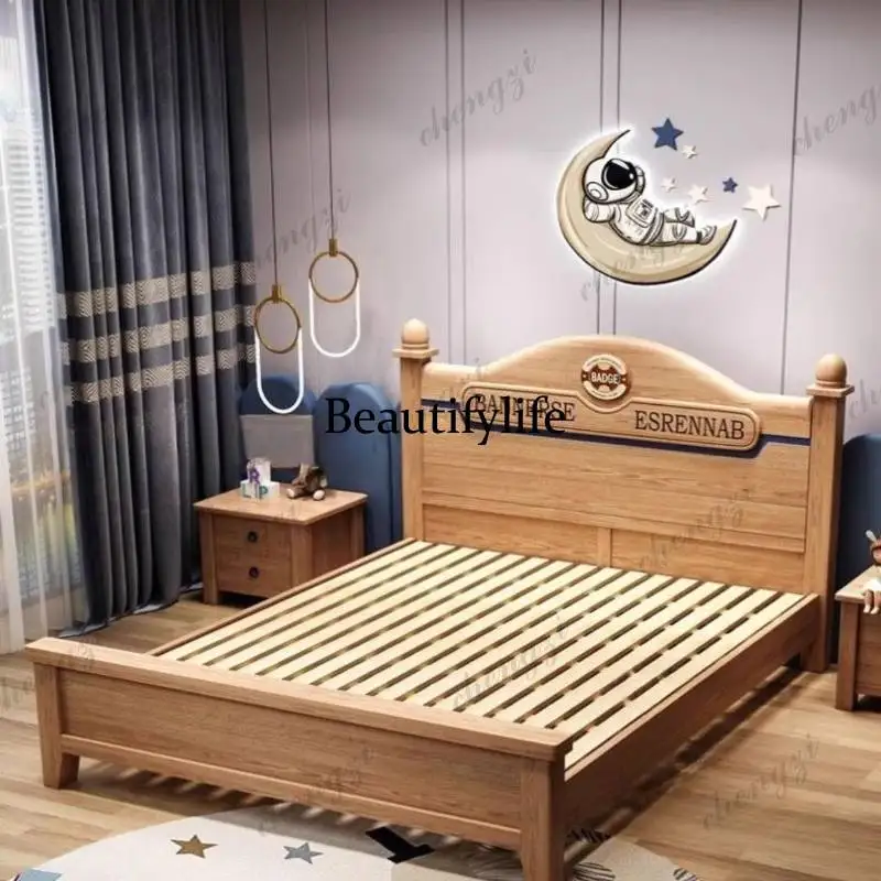 Storage Nordic Kids Beds Europe Cheap Simple Wooden Custom Kids Beds Single Design Modern Lettino Per Bambini Furniture Home