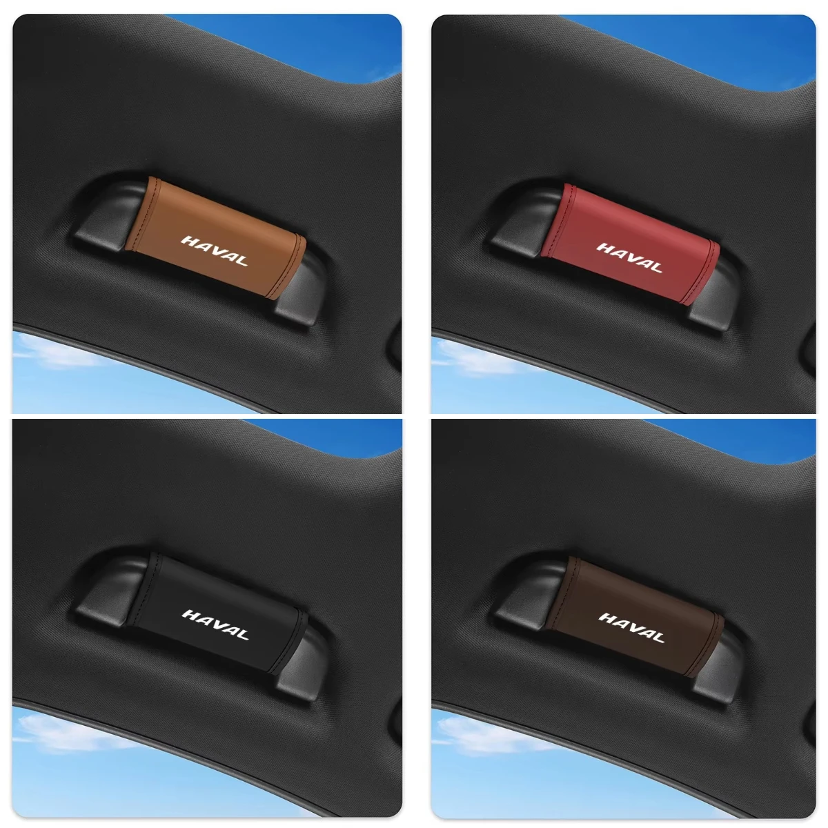 Car Roof Pull Handle Grip Cover for Haval M6 F7 H6 Dargo Jolion H9 H2 Wear Resistant Easy Install Grab Handle Protector