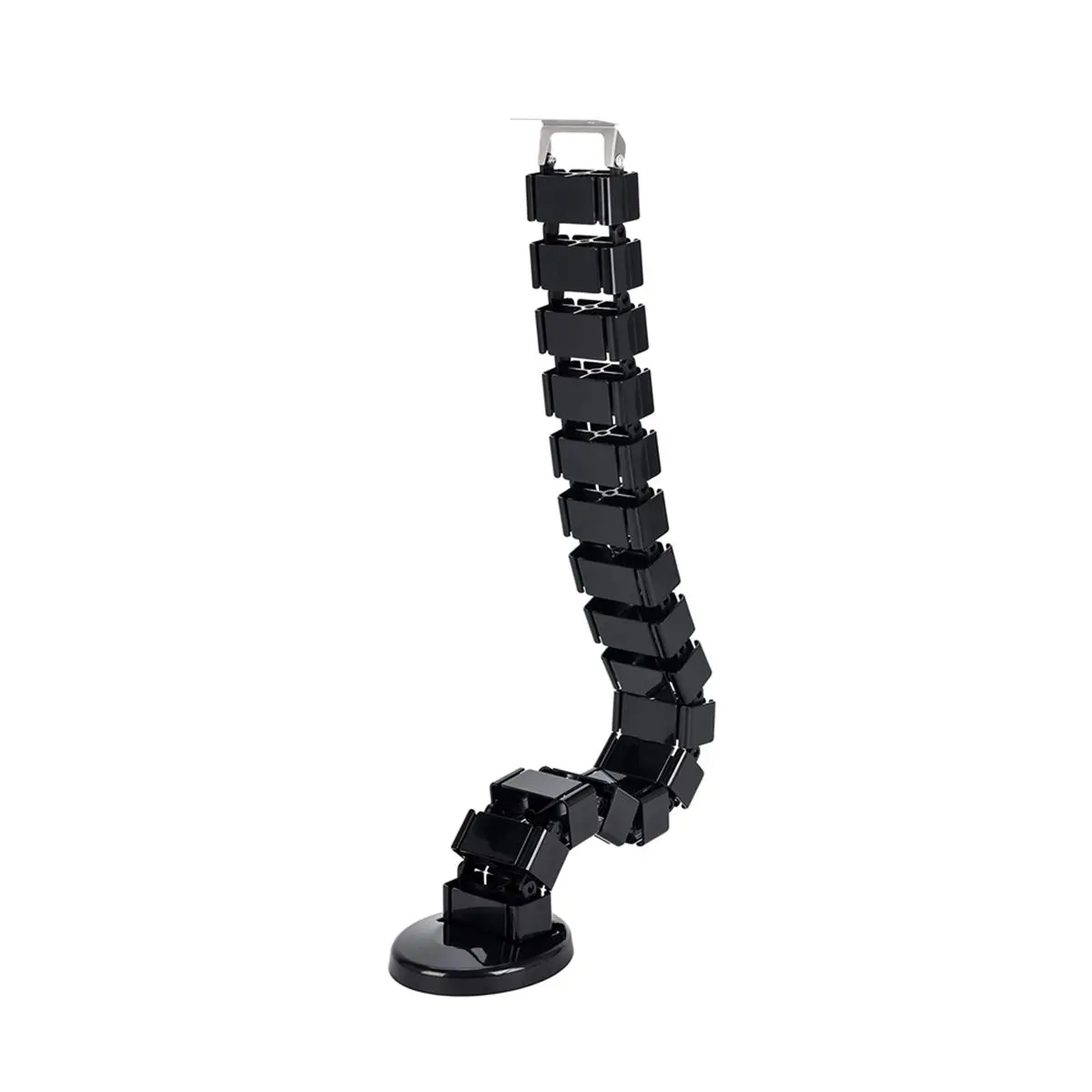 Under Desk Vertebrae Cable Management for Sit-Stand Desks, Magnetic Flexible Wire Spine Adjustable Length