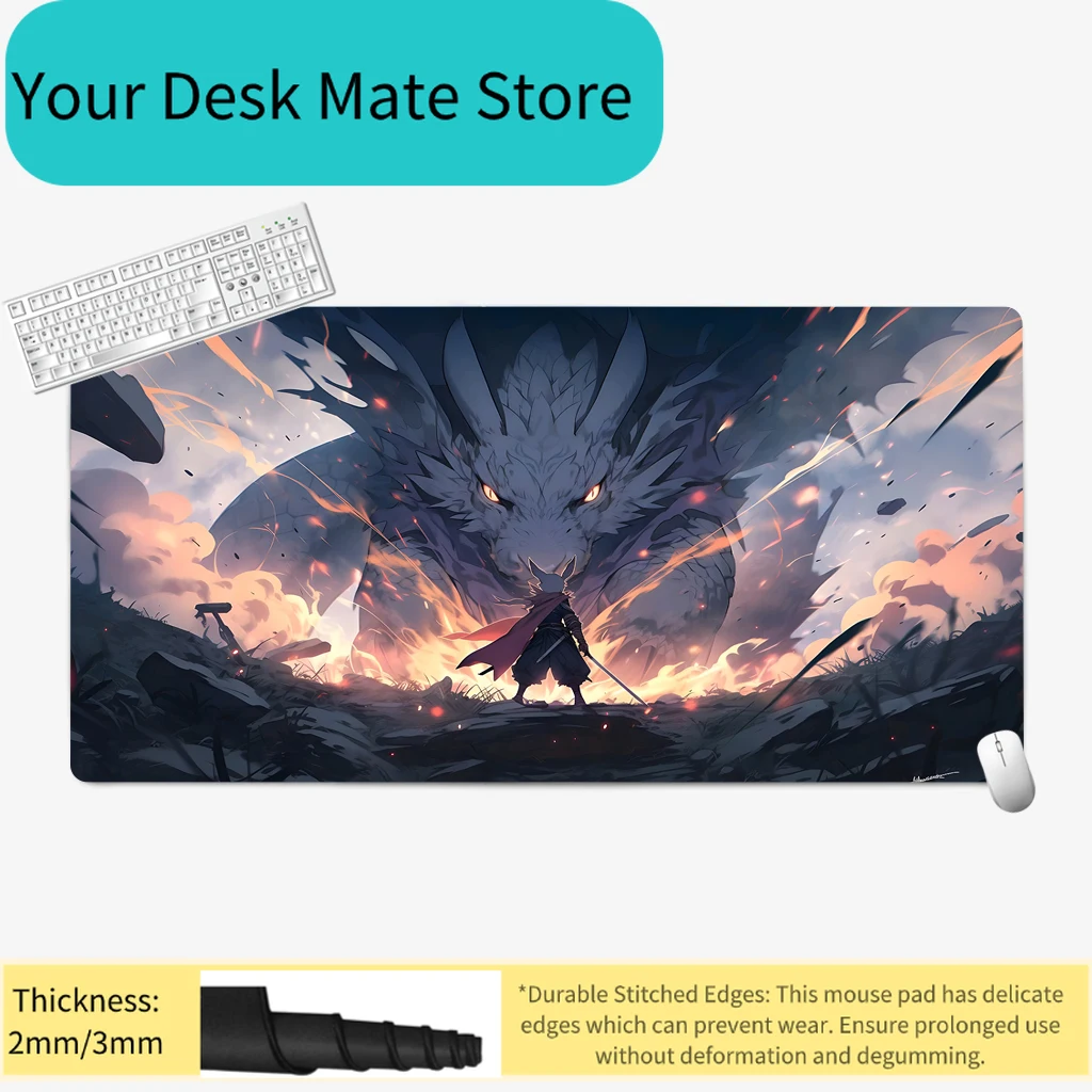 Anime pattern oversized gaming mouse pad Multi-model rubber non-slip desk mat Laptop protective pads PC peripherals expansion