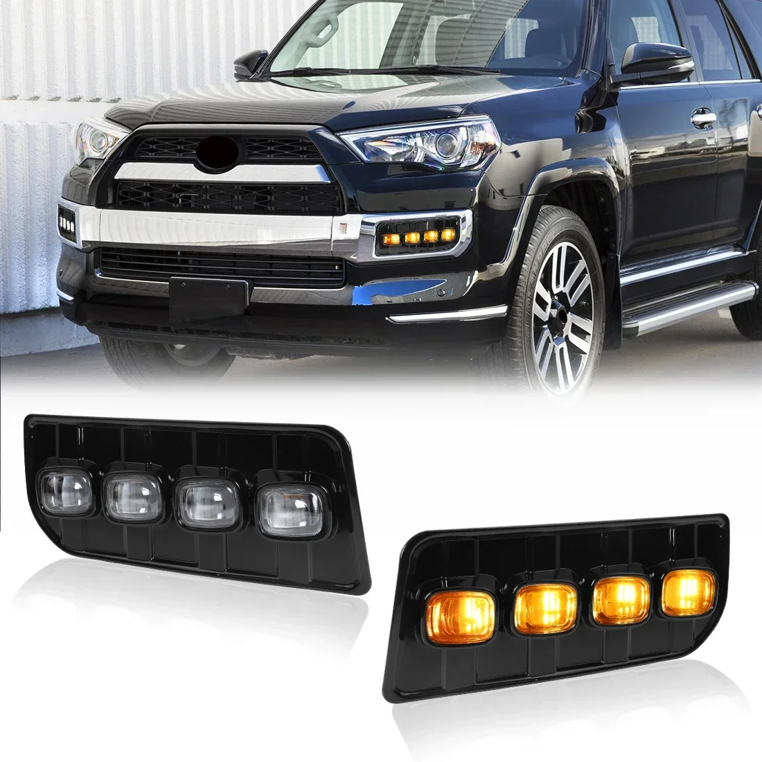 

Daytime Running Light For Toyota 4 Runner LTD Limited 2013 2014 2015 2016 2017 2018 2019 2020 2021 2022 2023 Car LED Fog Lamp