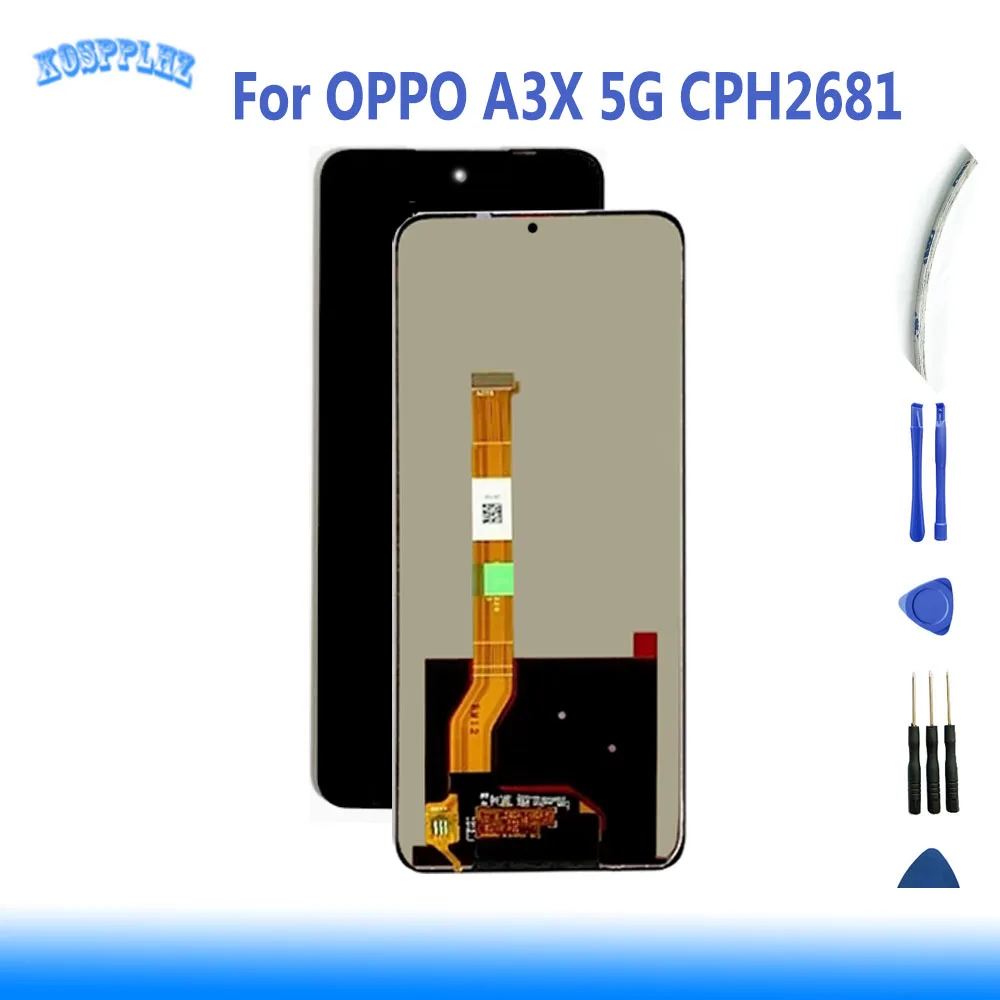 

6,67 "A + качество для OPPO A3X 5G CPH2681 дисплей ЖК-дисплей с сенсорным экраном переднее стекло дигитайзер панель в сборе 24 часа доставка