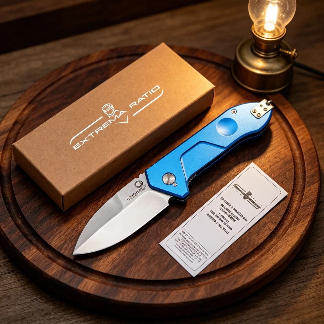 Extrema Ratio FRAME ROCK Large Folding Knife, made of N690 steel, an EDC (Everyday Carry) personalized collection knife