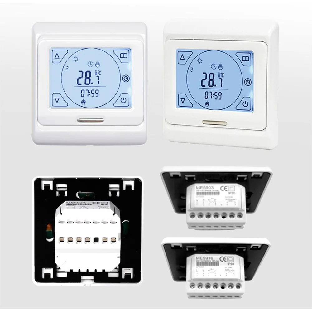 

Цифровой умный термостат для программируемого расписания подогрева пола и двойного контроля температуры для системы отопления и охлаждения