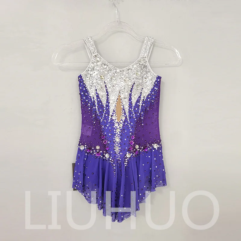 LIUHUO Rhythmic Gymnastics Leotard Competitive Cheerleading Performance For Children