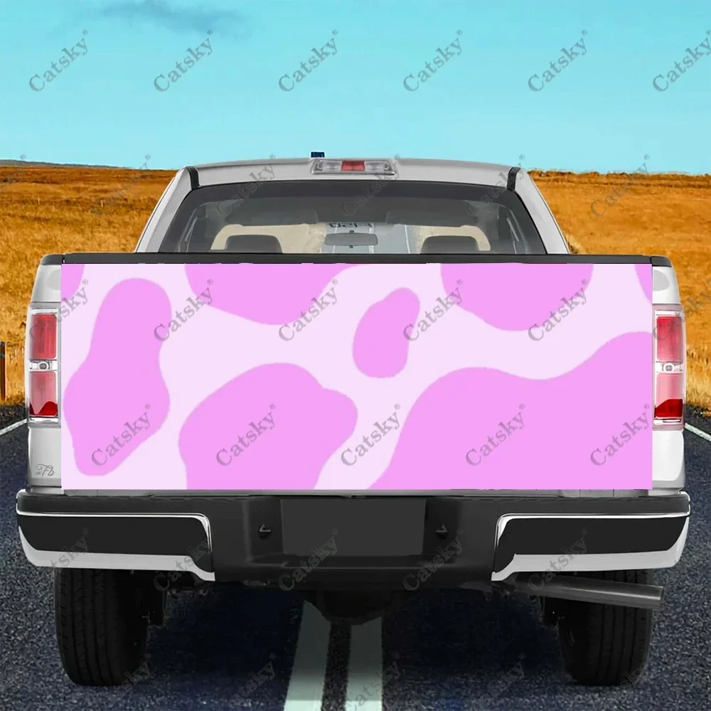 

Purple Cow Spot Map Car Tail Trunk Protect Vinly Wrap Sticker Decal Car Hood Body Decoration Sticker for SUV Off-road Pickup