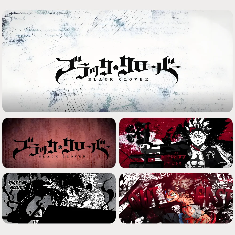 

Hot Anime Cool Boy Black Clover Mousepad Mouse Mat Desk Mat With Pad Gaming Accessories Prime Gaming XXL Keyboard Pad Padding M