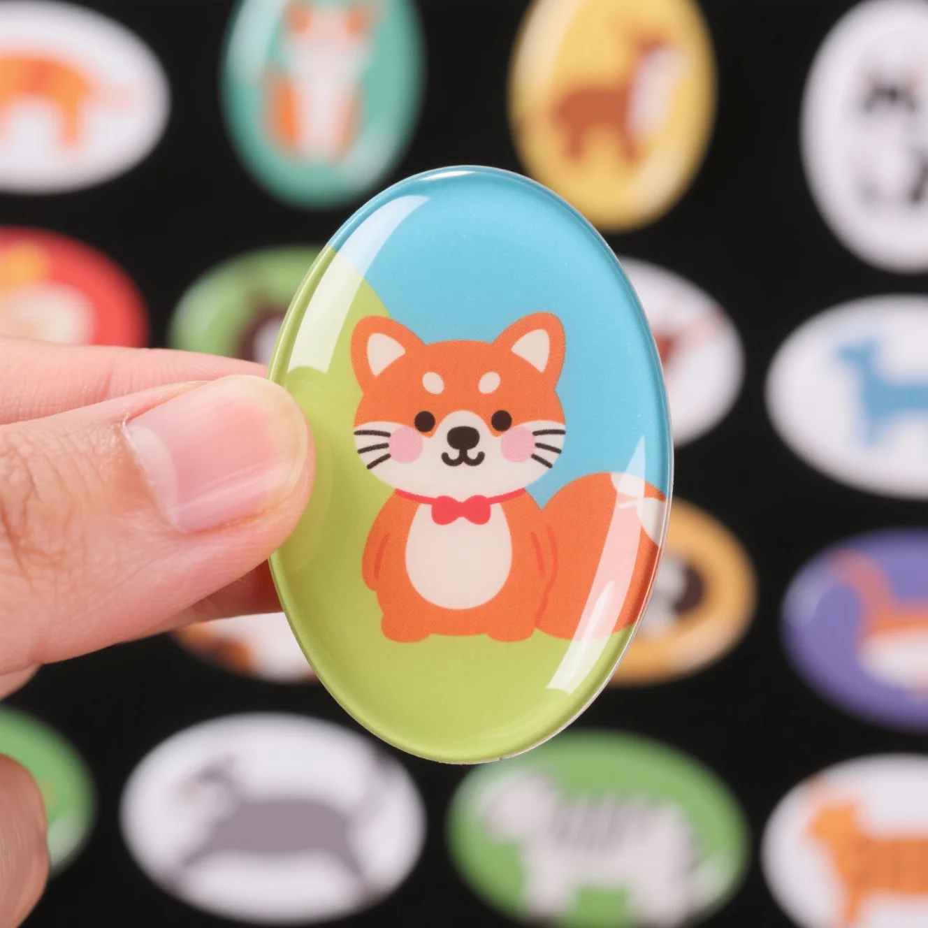 高級エポキシ樹脂ドームステッカー（美容・パーソナルケアツール用）