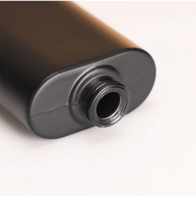 10 sztuk 30/50/100ml matowa czarna szklana butelka na perfumy pusta butelka z rozpylaczem zaciskane Nick butelka butelka bagnetowa Atomizer Potrzeba narzędzie