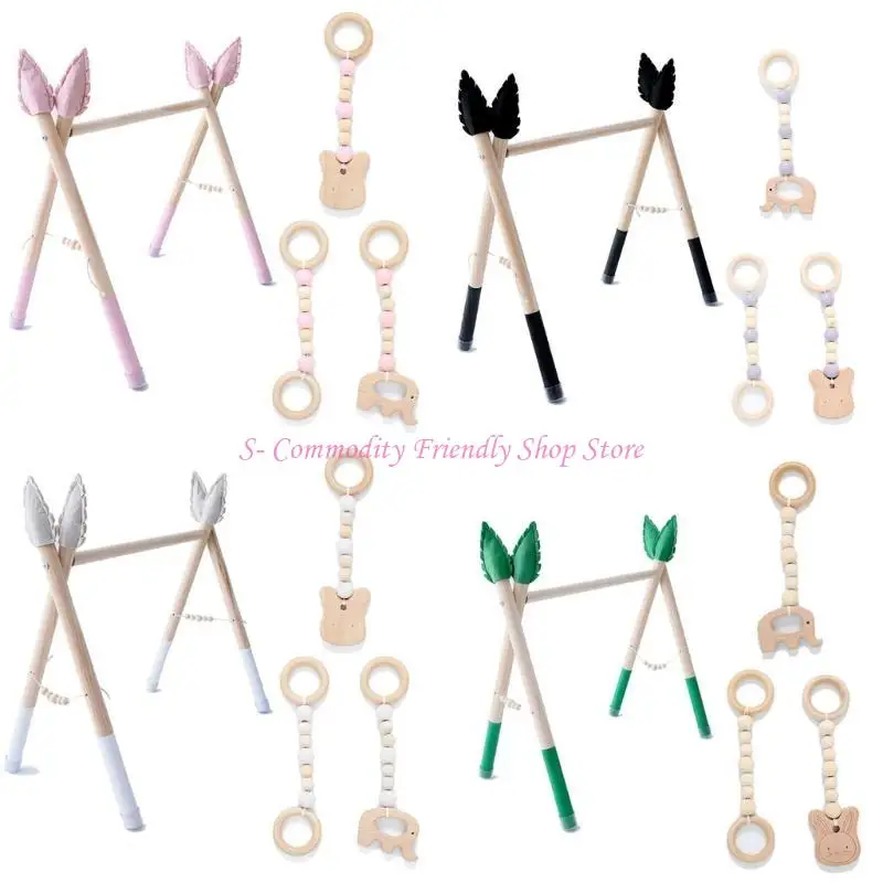 

85AE Деревянная рамка для спортзала и фитнеса, подвесная подвеска, игрушки, украшения для детской комнаты без BPA