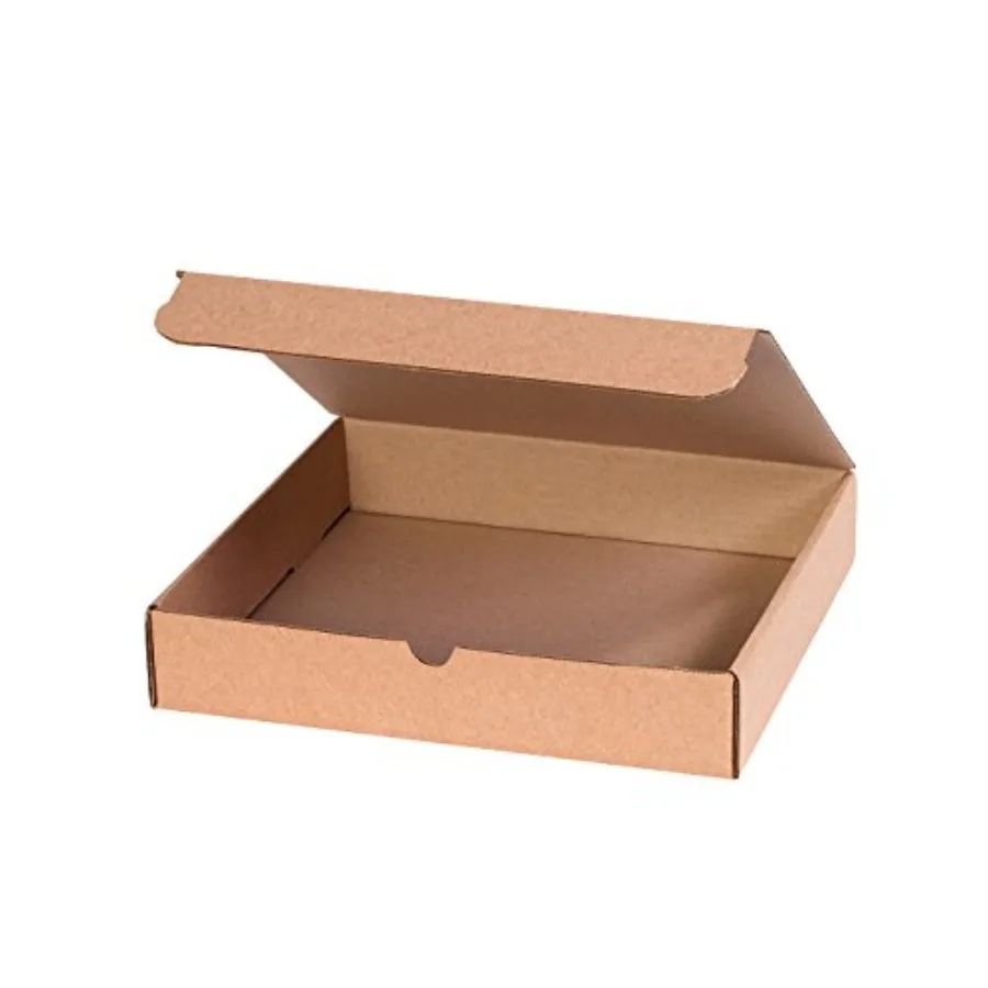 

Brown Kraft Literature Mailing Boxes, 12 1/8 x 9 1/4 x 2 Inches, Pack of 50, Crush-Proof, for Shipping, Mailing and Storing
