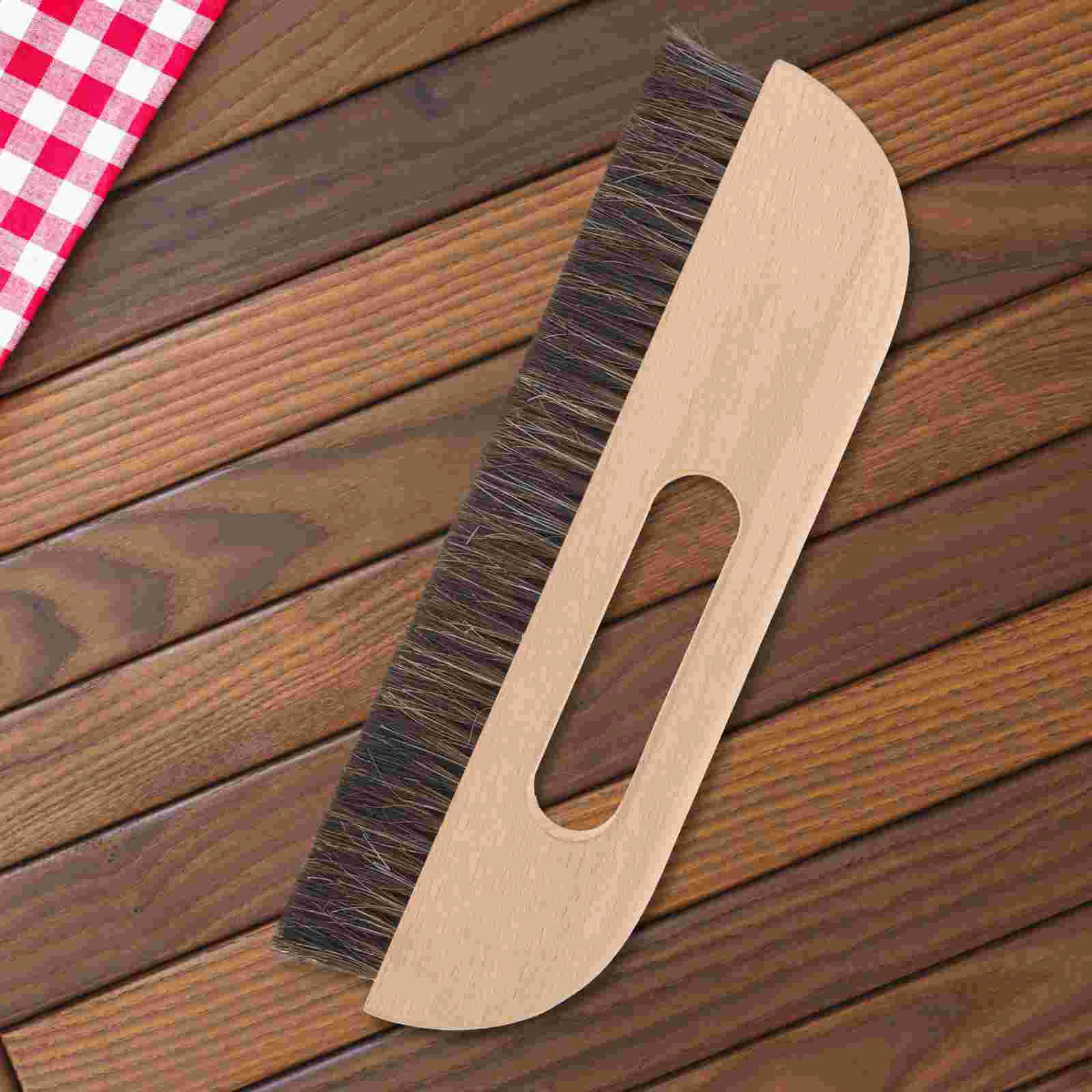 

Wallpaper Brush and Smoother with Wood Handle Smoothing Paste Tool Wallpapering Pasting Horsehair Beech Scraper