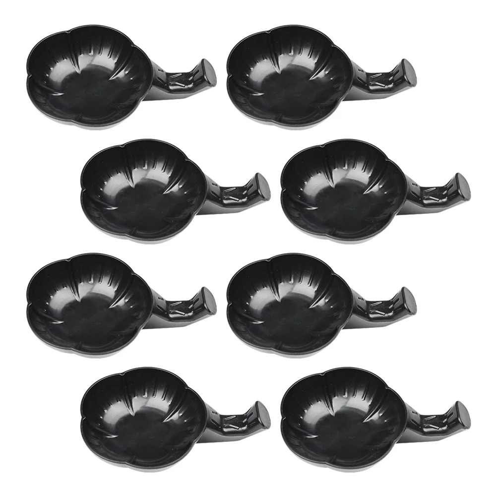 

12 Pcs Plastic Inkwell Calligraphy Painting Ink Bowl Multifunctional Ink Dish Brush Holder Safe Office