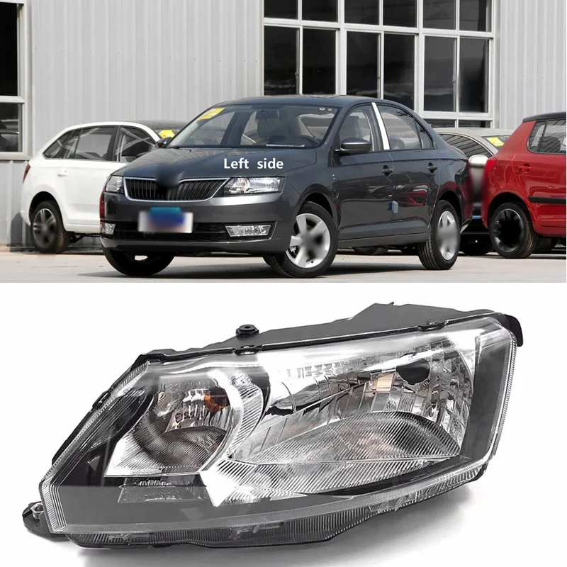 Car Headlight Turn Lamp For Skoda Rapid 2013-2016 HeadLamp Dynamic Turn Signal Automotive Accessories Assembly