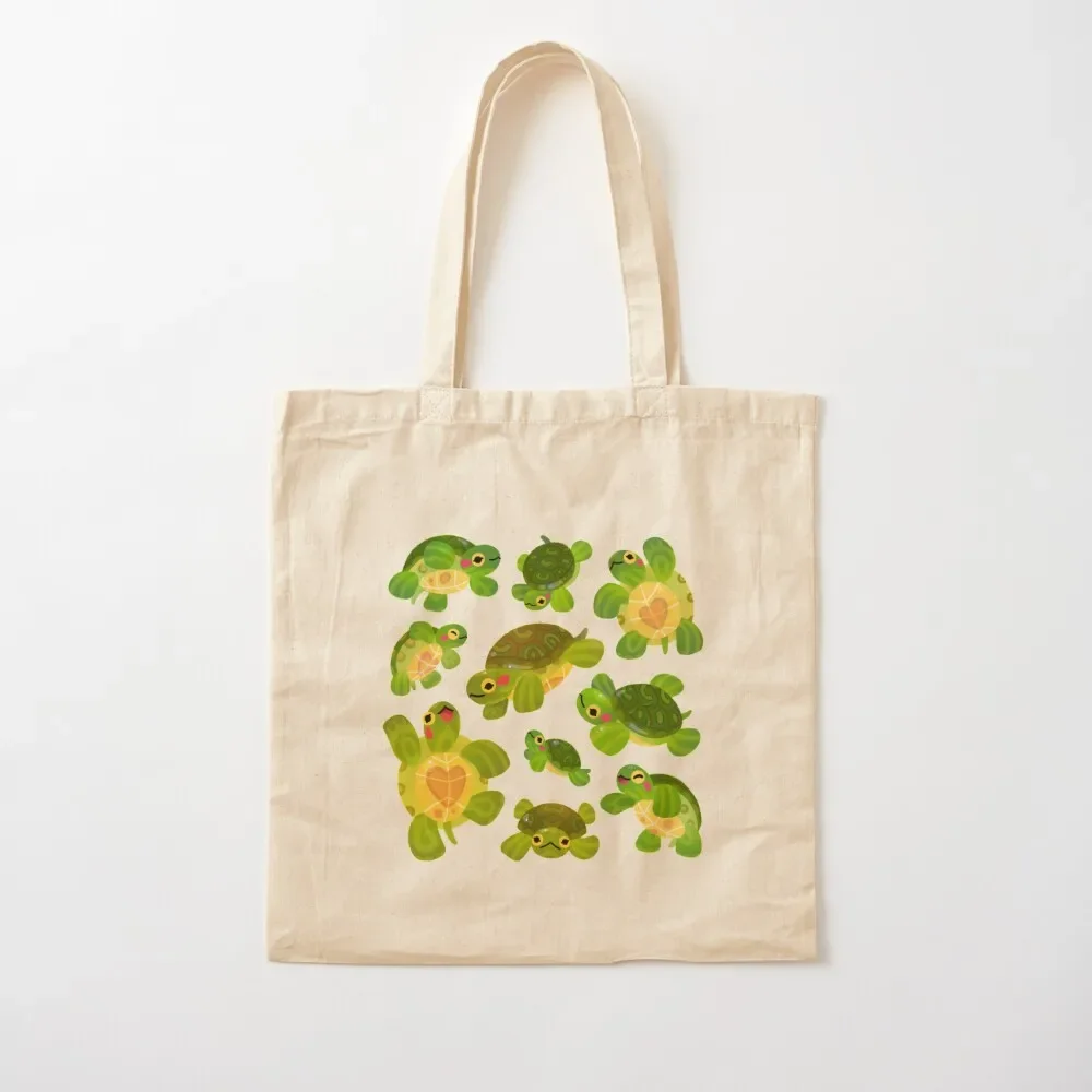 

Red-eared slider - pastel Tote Bag handbag university shopper bag sacs de shopping Women's bags Bag