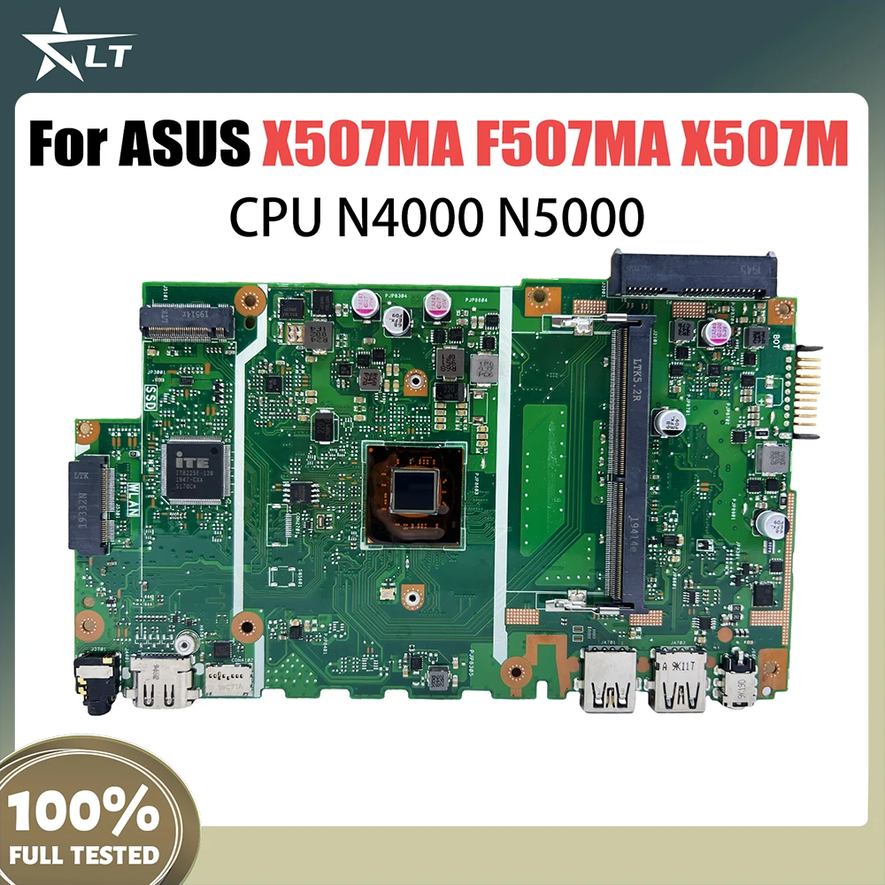 

Материнская плата X507MA для ноутбука ASUS F507MA X507M A507M R507M, материнская плата с процессором N4000N5000 DDR4 100%, хорошо работает