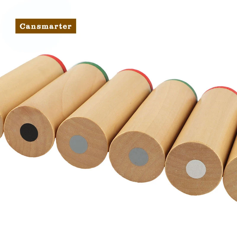 Montessori Baby Toys Wooden Materials Sensorial Toy Mini Sound Boxes Learning Educational Sound Collection Shaking Tube Toys