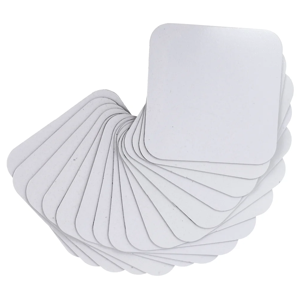 10 Pcs Refrigerator Heat Transfer Material Magnet Fridge Magnetic White Pearl DIY Sticker