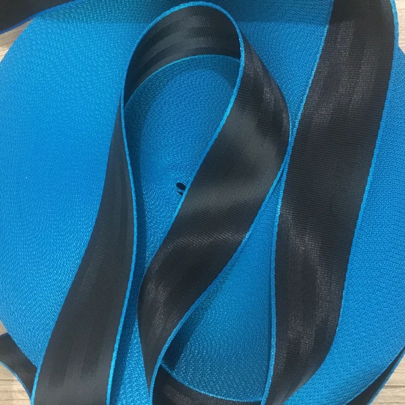 Polyester Webbing Blue Seat Belt Accessories 4/16/30 Meters Car Belt for Front Back/rear Seat Racing Harness Strip Ribbon Safety