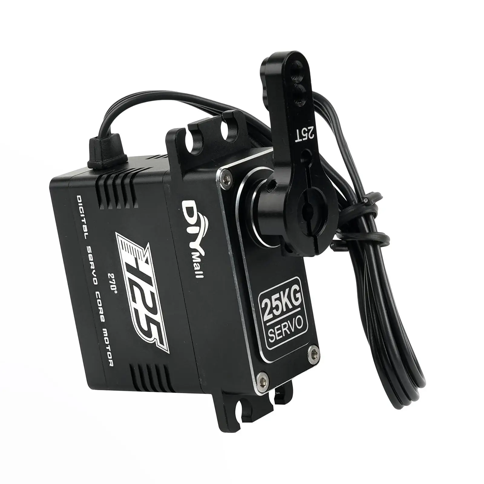 Servo numérique entièrement métallique BLS-H25 25kg, avec moteur à balais de carbone, pour voiture/hélicoptère/Robot 1/8 1/10 1/12 RC, mise à niveau DIY
