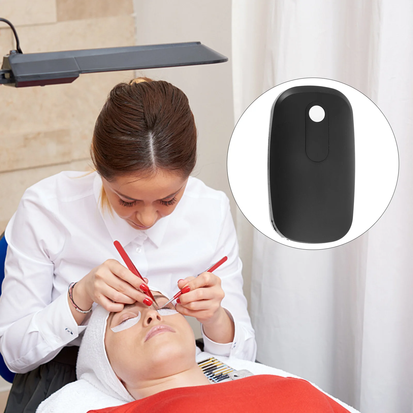 

USB Rechargeable Eyelash Blow Dryer Mini Portable Fan Cooling Lash Extension Dryer Fan for Beauty Salon Supplies