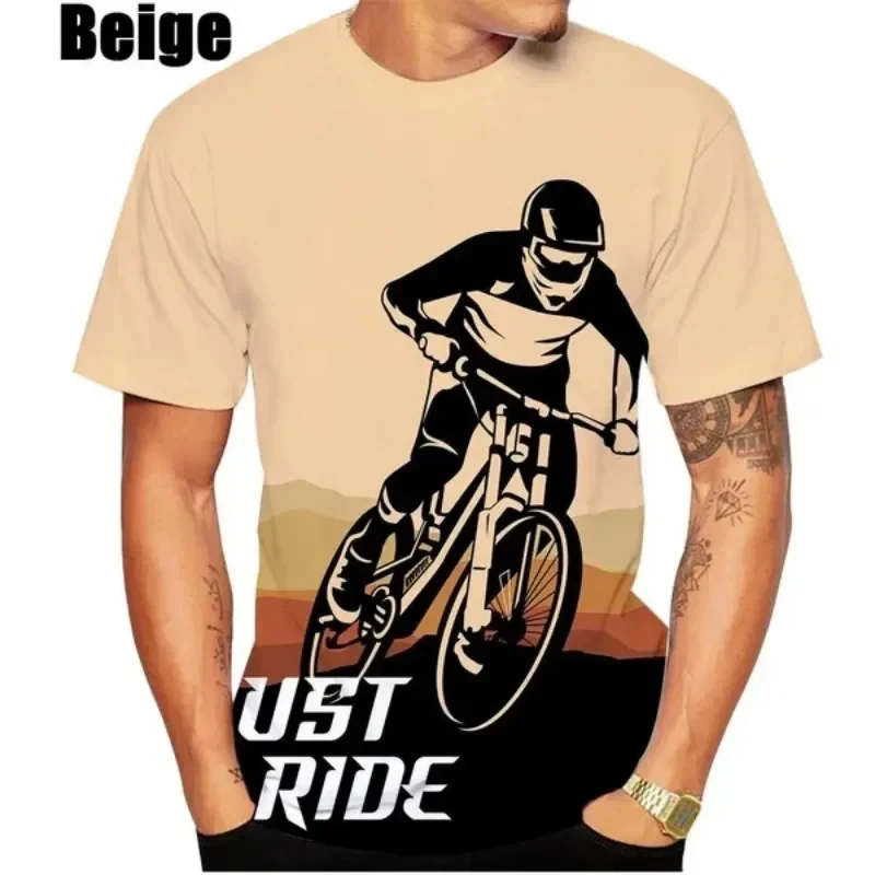 

Bicycle Men's Women's T Shirt 3D Prined T-shirt Men Clothing Oversize Short-sleeved O Neck Men's Tops Clothing Plus Size100~4xl