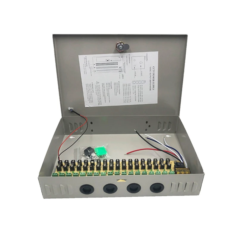 12V10A Switch Rainproof Power Box Security Led Monitoring Power Supply Ac220V To 12V Centralized Power Supply