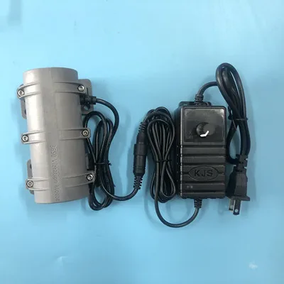 DC 12V/24V Small Vibrating Motor with Regulator 3800rpm for Warning Systems Massage Bed Chair Speed Regulating Vibrator AC 220V