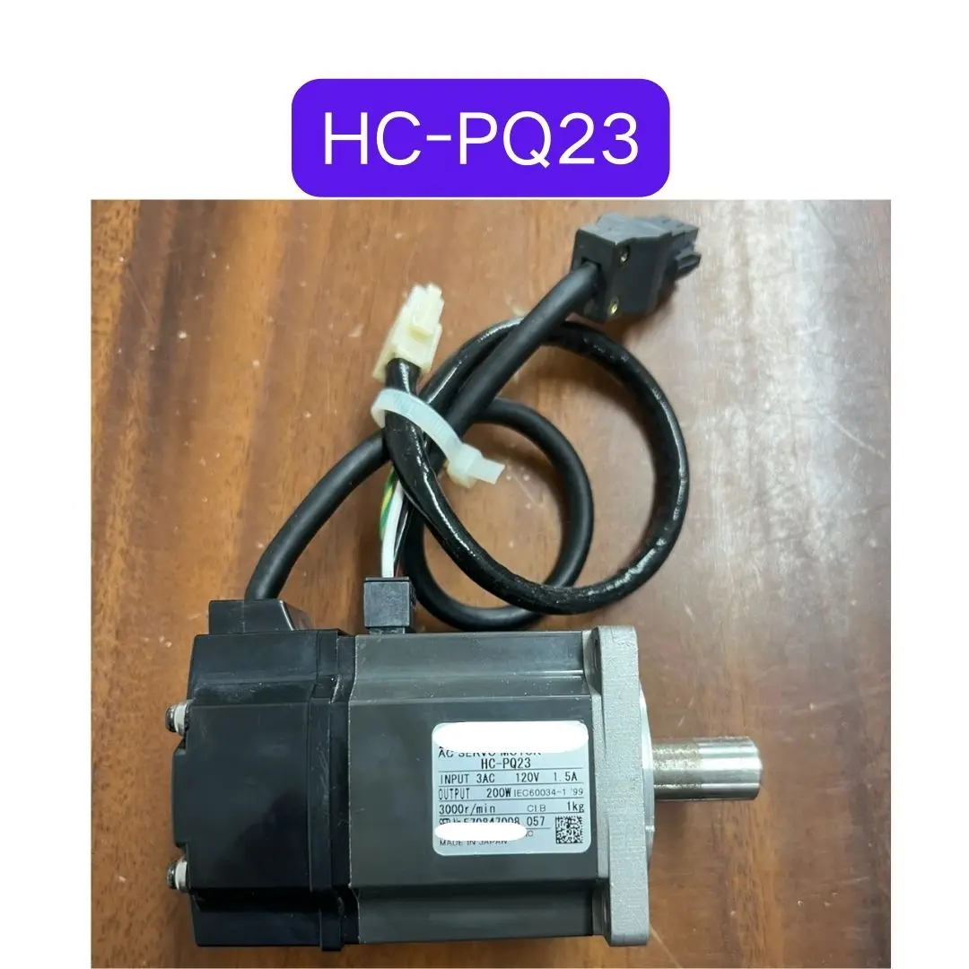 Used HC-PQ23 servo motor 200W Test OK Fast Shipping