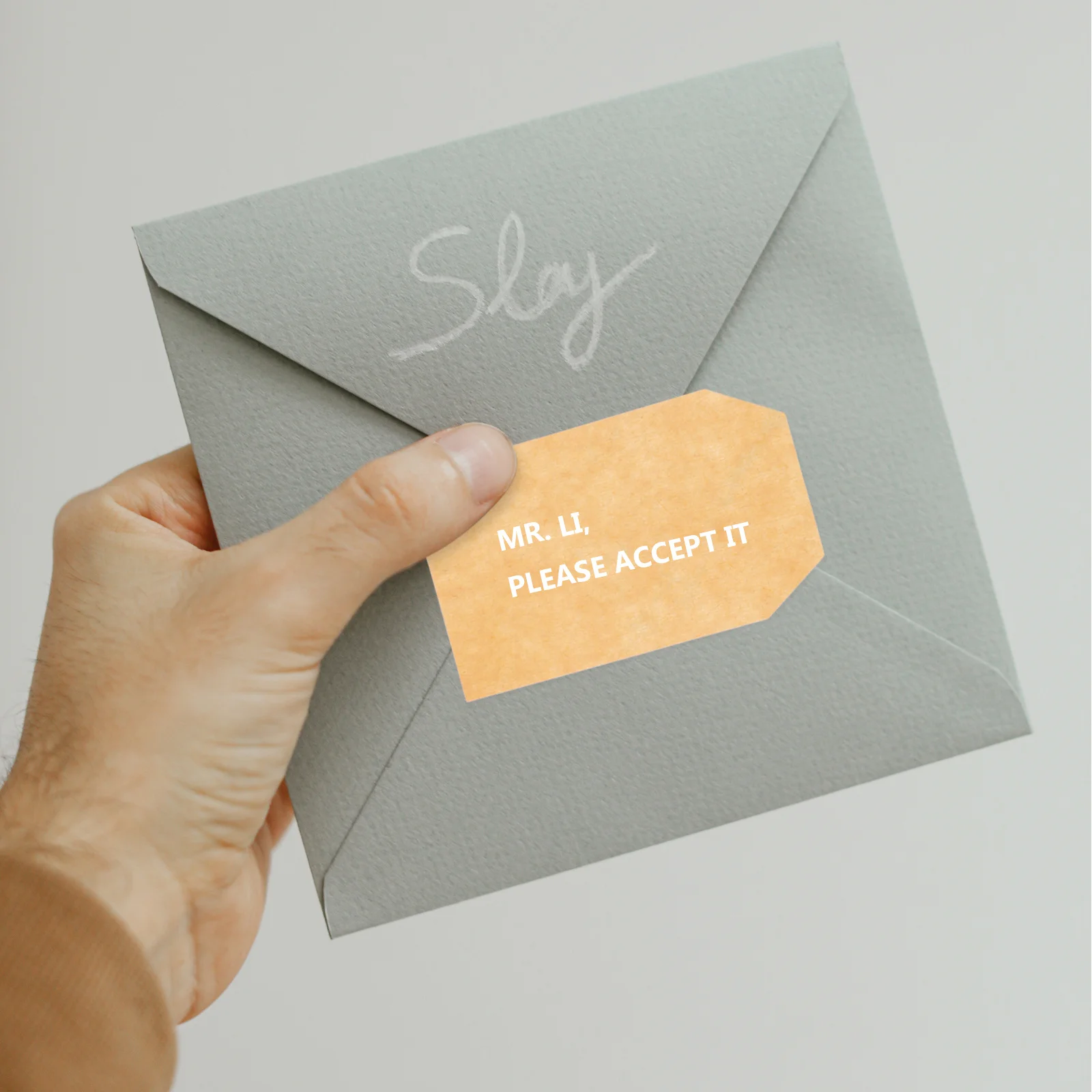 

2 Rolls Blank Kraft Paper Labels Sticky Sorting Tags For Home Organization Name Label Stickers Removable Self-Adhesive Label