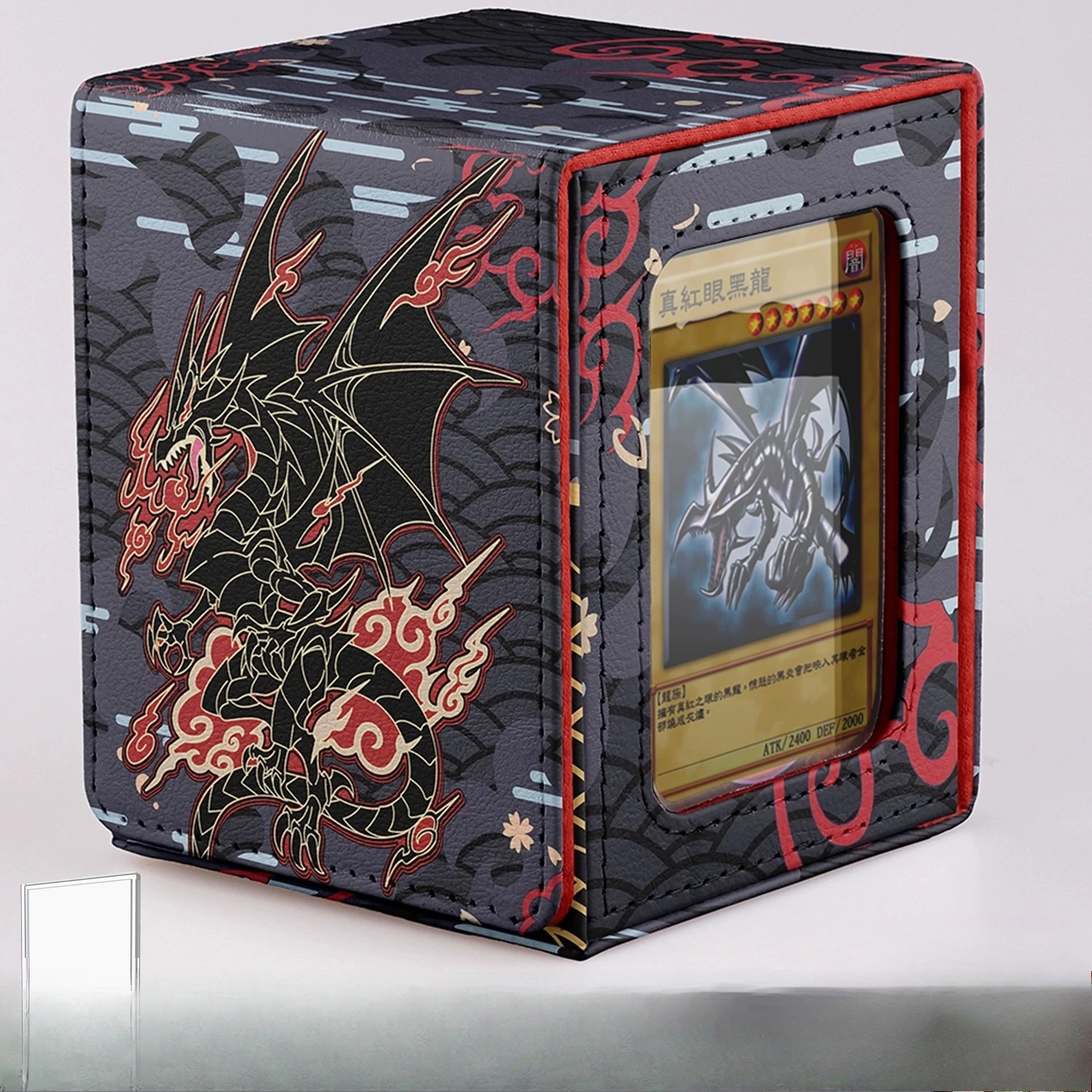 Yugioh White Dragon Egyptian God Millennium Puzzle Deck Box Yu-Gi
