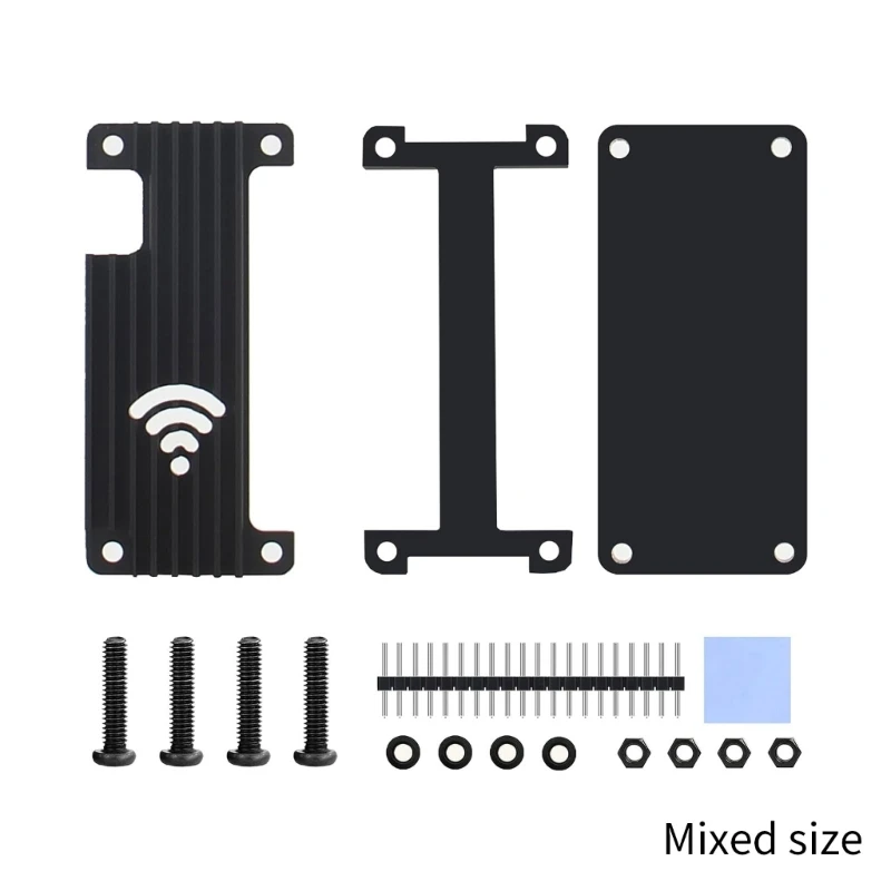 Funda para RaspberryPiZero 2W/PiZero, carcasa Metal con disipación calor, envío directo