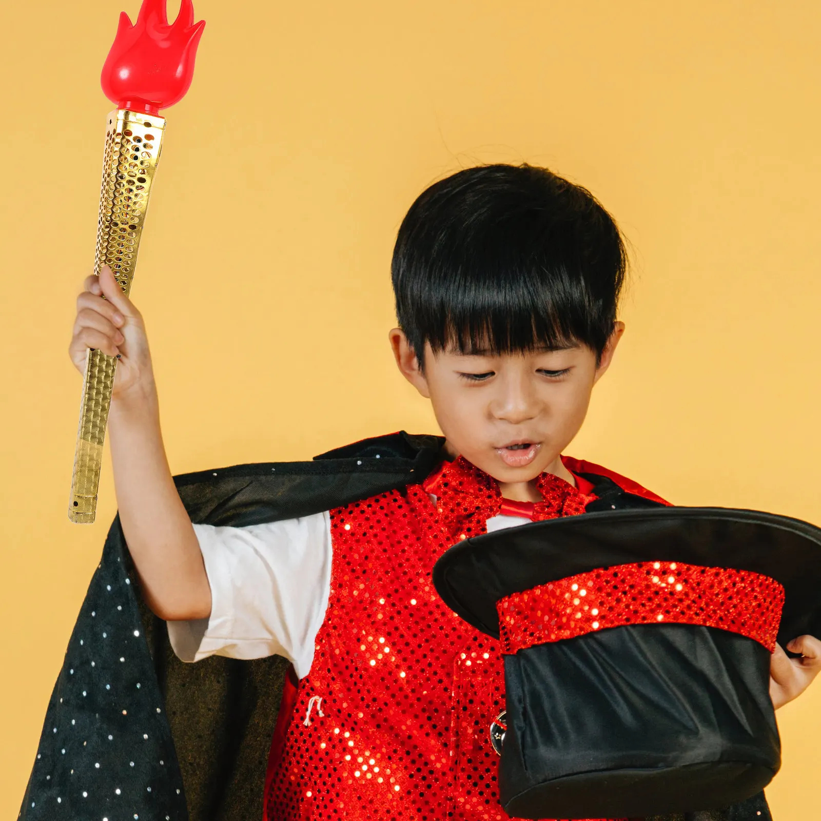 

Sports Torch Simulation Artificial Prop Lightweight Portable for Dance Performance School Event Party Decoration Realistic Flame