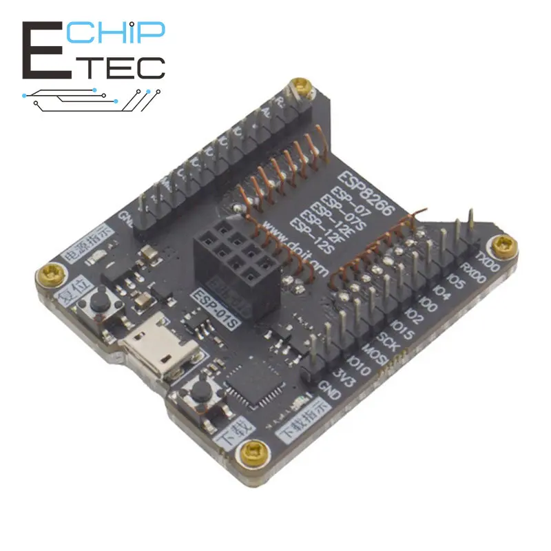 

Free shipping ESP8266 test stand Burner One-click download support ESP-01S ESP-12F 12E 12S 07S