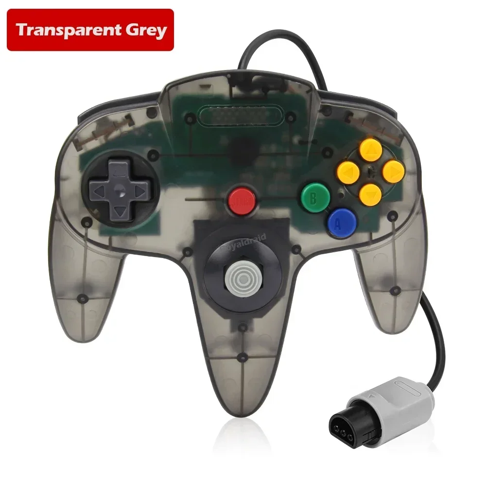 NOVO Controle com Fio para Console N64, Joystick Clássico para Console de Jogos Retro, Acessório de Jogos para N64