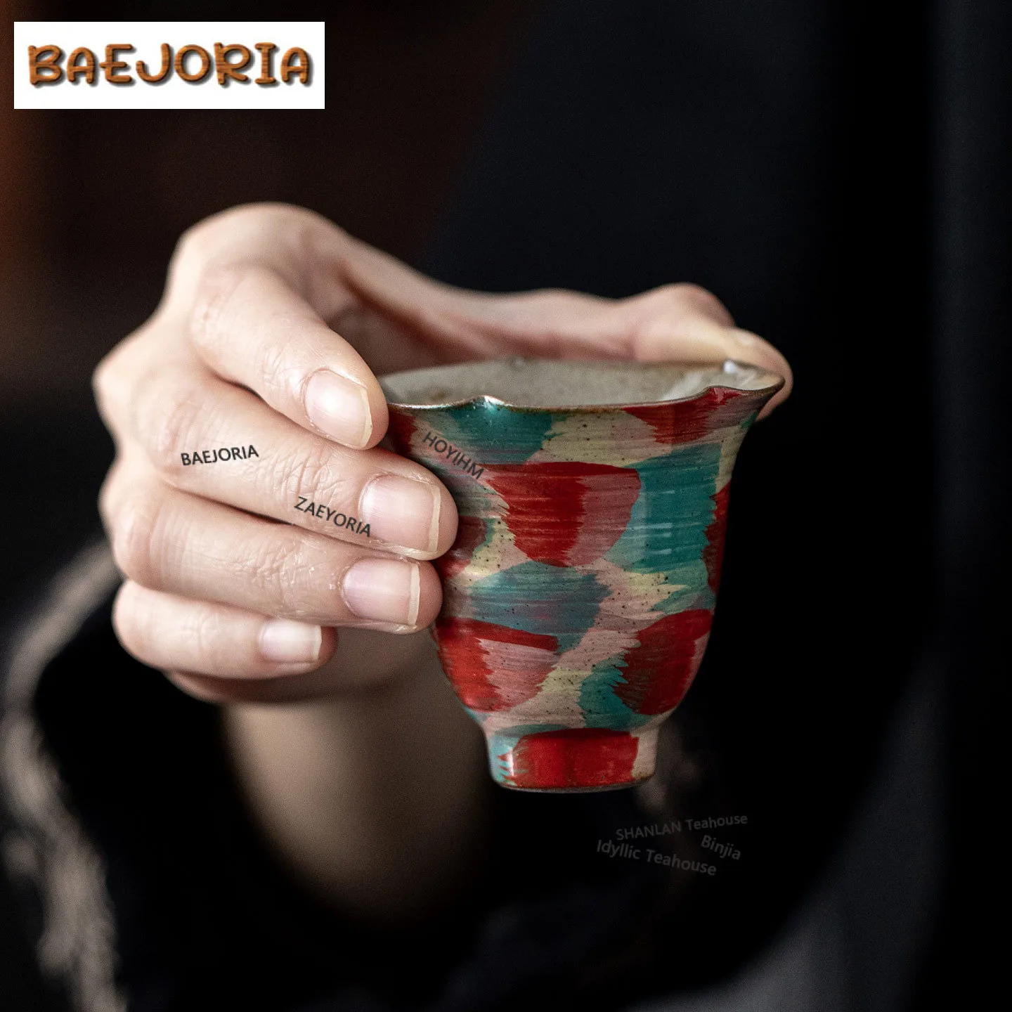 

Набор чайных чашек ручной росписи «Цветочная страна грёз»: чашка для чая, чаша для дегустации, мастер-чашки для ча-чжан, для кафе