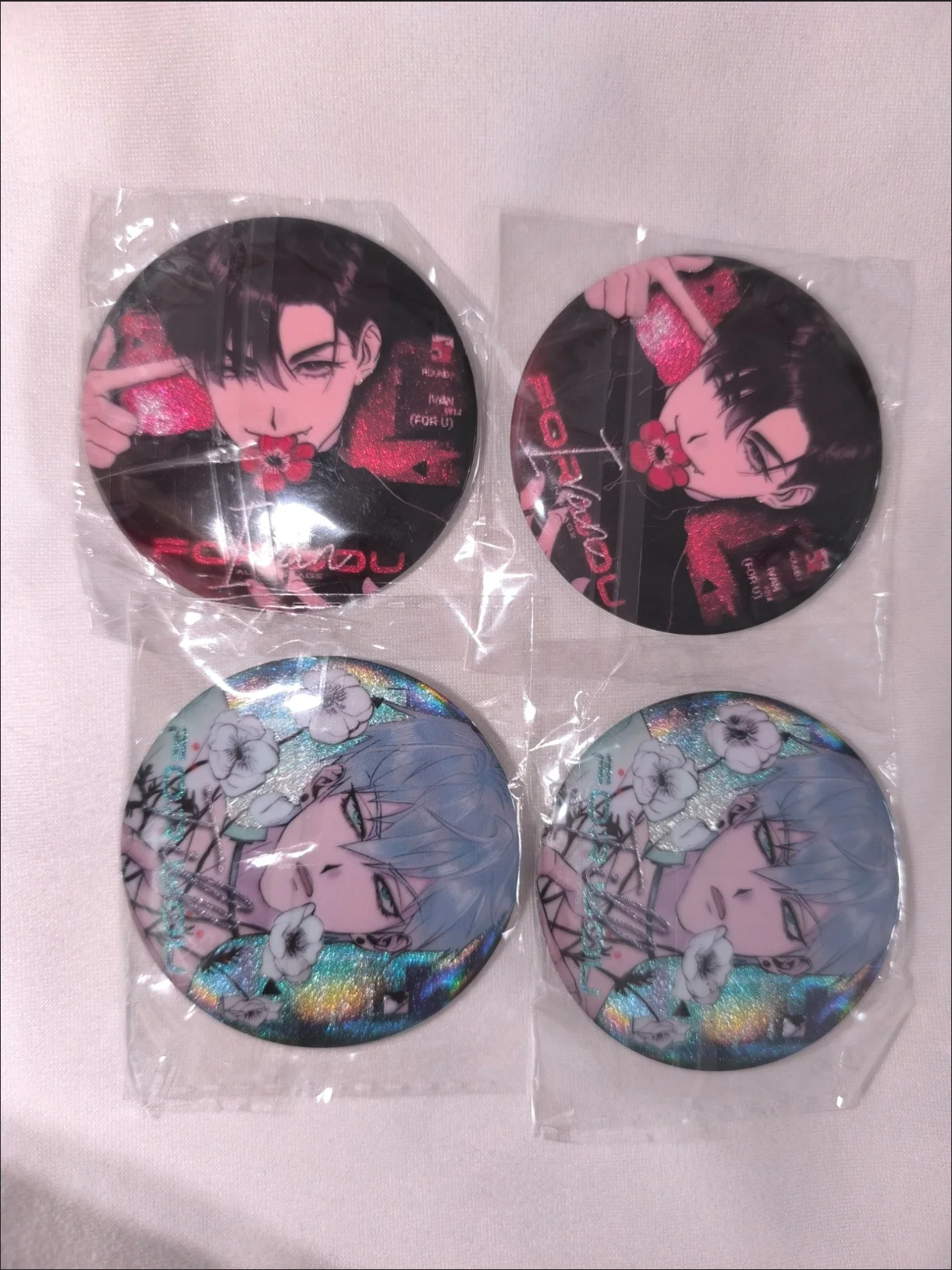 2 قطعة/مجموعة الغريبة المرحلة زهرة سلسلة شارة إيفان حتى جولة بروش Ita حقيبة حلية لطيف الإكسسوارات IVTI أنيمي السلع جمع هدية