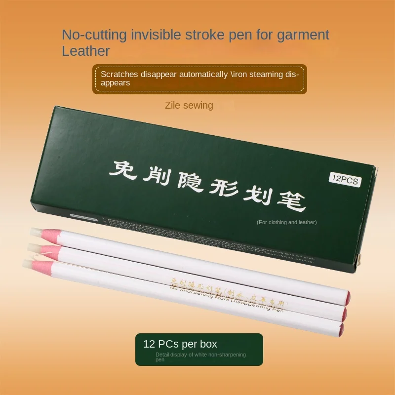 

Cutting-Free Invisible Stroke Pen Vanishing Pen Special for Garment Leather Tailor's Chalk Pull Line Crayon for Clothing Cutting