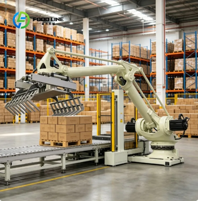 Automatic Palletizer Machine Industrial Robotic Palletizing Equipment for Carton Bag Box Stacking Line