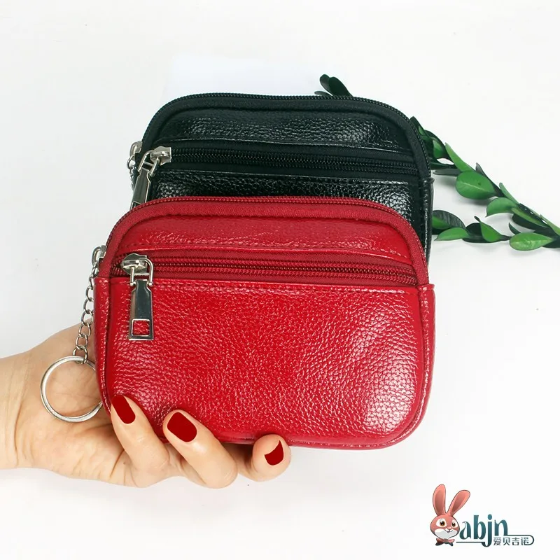 

Slim Fashionable Short Zipper Coin Purse Lightweight Handbag for Women Compact Money Bag Stylish Motherly Design Easy Carry
