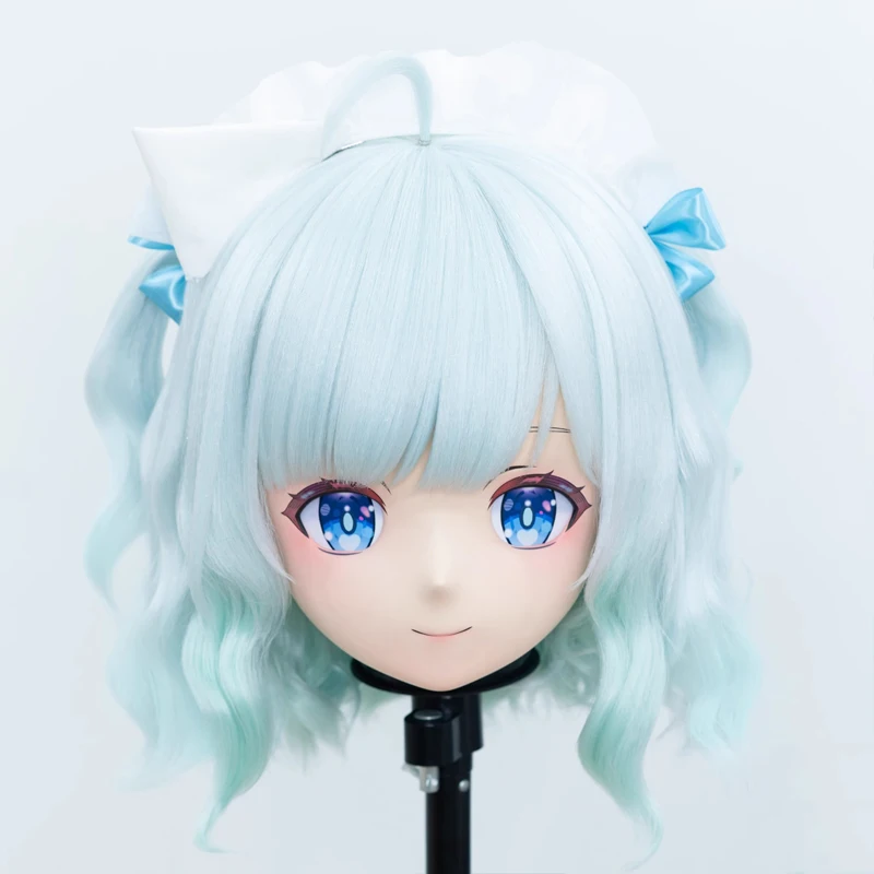

Customize Full Headband Lock Resin Cosplay Crossdress Doll BJD Masks Japanese Animego Character Cosplay Unisex Kigurumi Masks