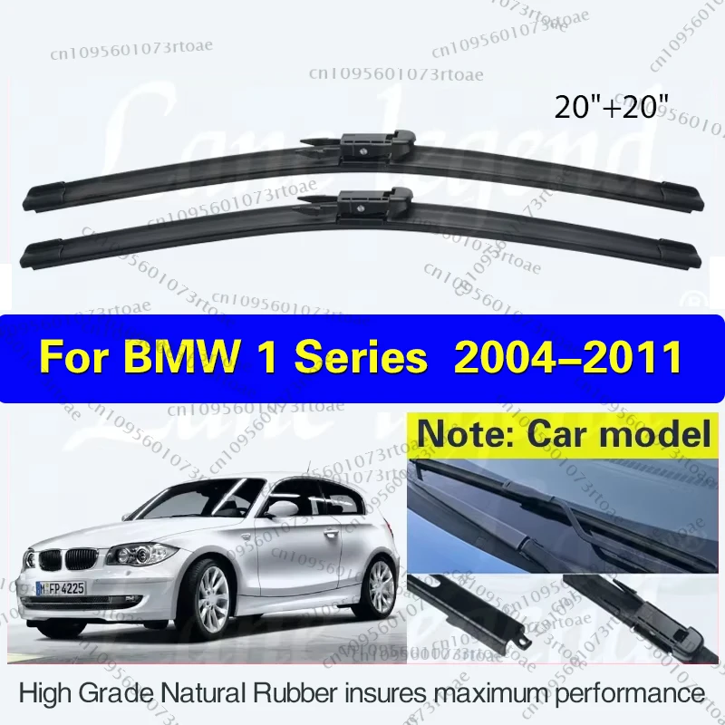 

Car Wiper For BMW 1 Series E81 E82 E87 E88 118d 118i 2004-2011 Front Wiper Blades Soft Rubber Windscreen Wipers Auto Windshield