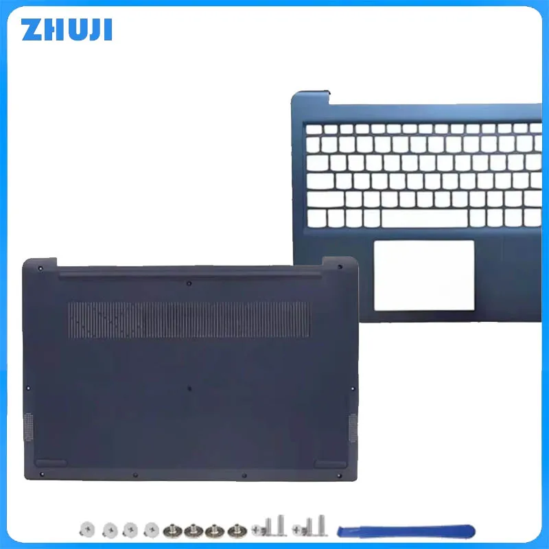 

New Top Case For Ideapad 15s 3-15ITL6 3-15ALC6 2021 Laptop Palmrest Upper Cover Case Bottom Case Blue