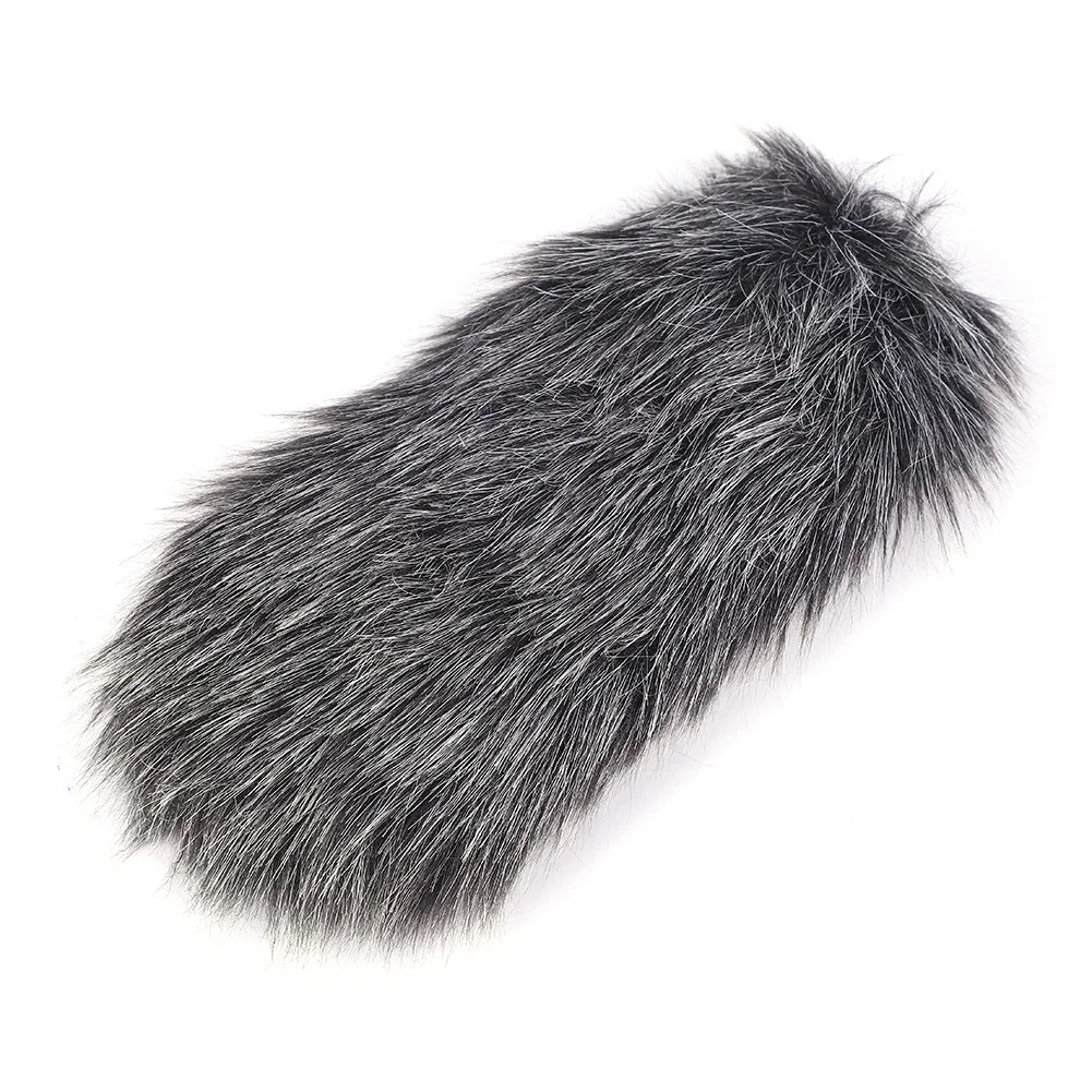 Outdoor Dusty MIC Microphone Artificial Fur Cover Windscreen Windshield Muff For Rode GO  Microphone rabbit hair windproof cover