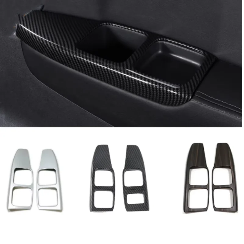 

Carbon Wood Grain Look Trim The Third Batch Of Seat Water Cups Holder Cover In The Rear For Honda Odyssey Accessories 2016-2022