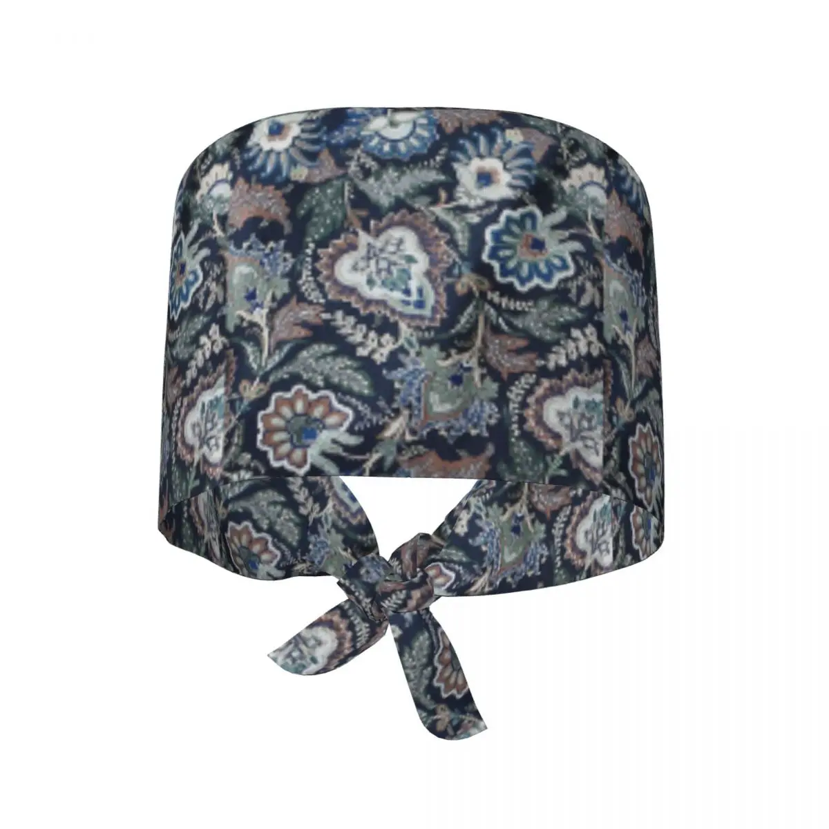 فيرا برادلي نمط ملون فرك قبعة الطبيب العمل الجراحية قبعة الرجال النساء قابل للتعديل قبعات التمريض لطبيب الأسنان