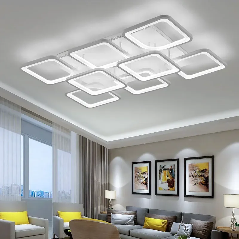 

Simple Modern Led Ceiling Light New Atmosphere Personality Living Room Master Bedroom Dining Room Study Light