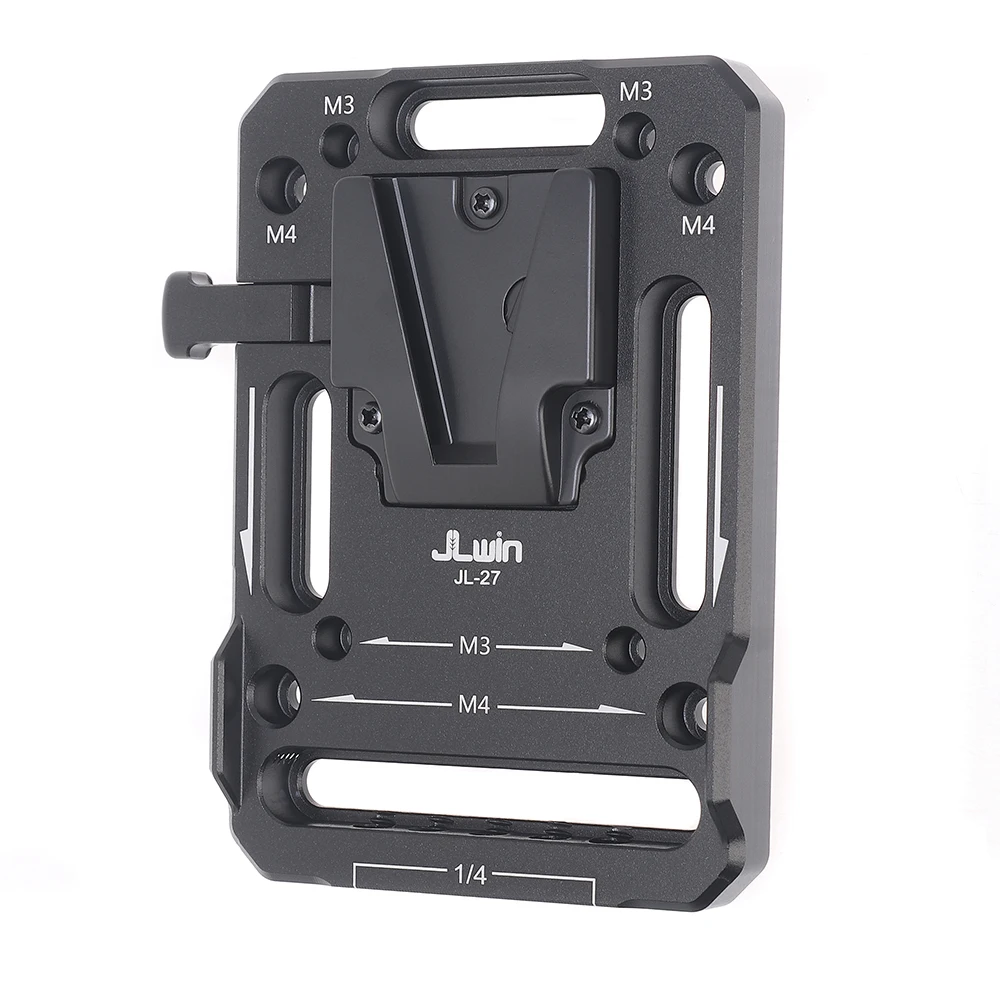 Pelat adaptor baterai dudukan V dengan lengan ekstensi pemisah suplai daya untuk Sony untuk aksesori fotografi kamera DSLR Canon